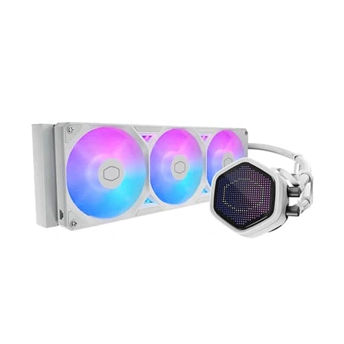 Cooler Master MasterLiquid Atmos II Pixel LED 360mm ARGB White CPU Liquid Cooler